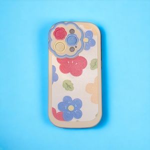 iPhone 14 pro decorative case with flower design